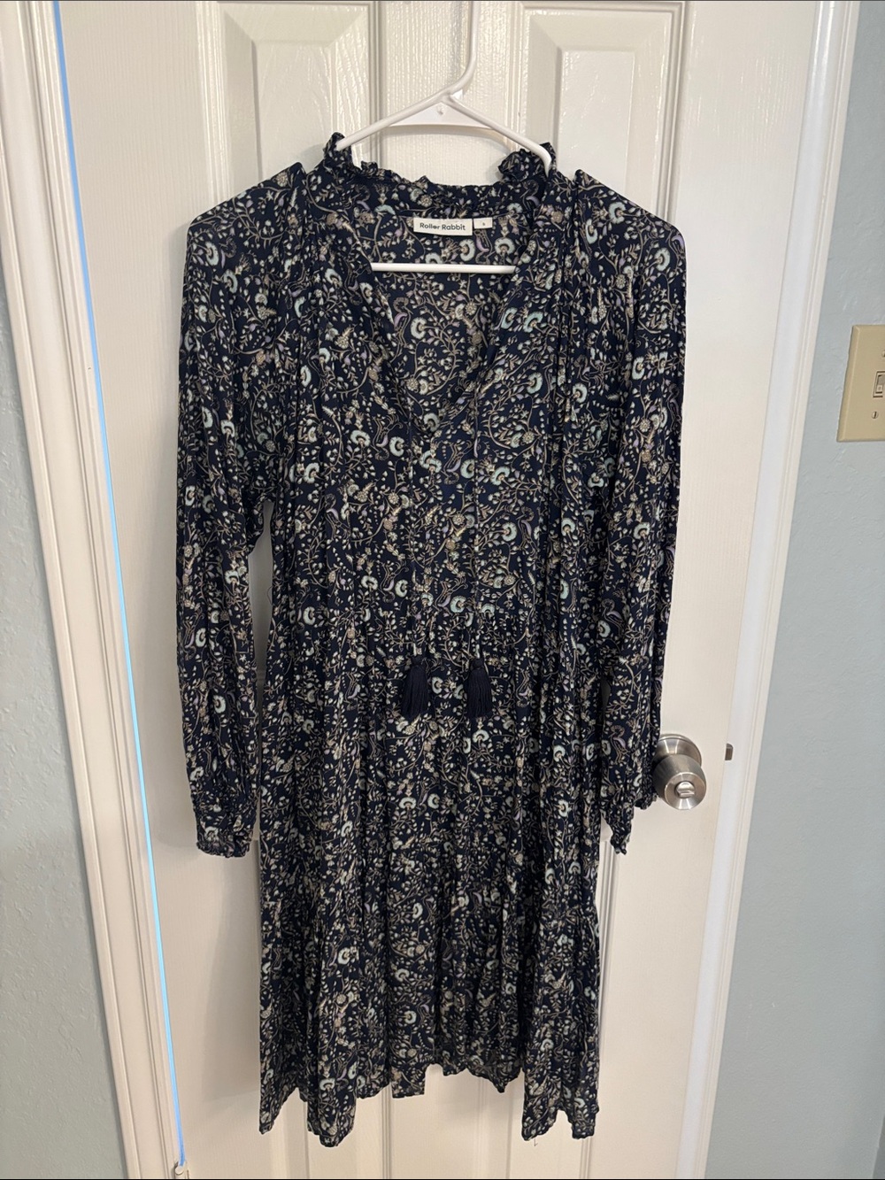 Roller Rabbit Dress navy size small